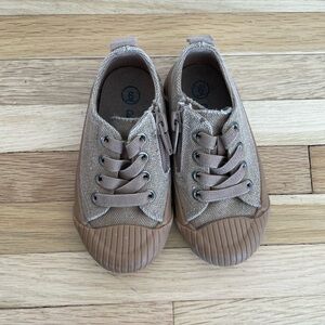 Cat & Jack Brown Canvas Sneakers